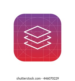 layers line icon