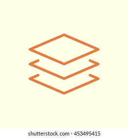 layers line icon