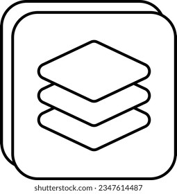  layers line icon design style 