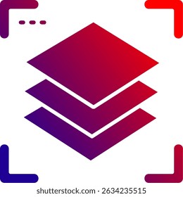 Layers Line vector Icon Design