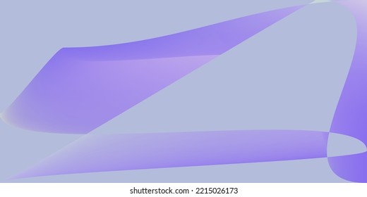 Ebenen Minimaler Regenbogen Dynamische moderne Farbmesh. Fluid Lavender Violet Farbe Originalhintergrund. Futuristische glatte violette dunkle glatte Oberfläche. Digital Multi-Farb-Pastellform Illustration.