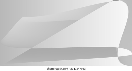 Malla de gradiente de aluminio moderno monocromático de capas. Ilustración suave de fluido metálico plateado. La Tecnología Digital Forma Una Superficie Gris Suave. Fondo Futurista Gris Mínimo Dinámico De La Oficina.