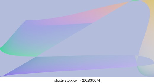 Layers Multicolor Lavender Futuristic Smooth Surface. Smooth Dark Minimal Color Illustration. Violet Pastel Shape Digital Trendy Background. Fluid Purple Modern Rainbow Dynamic Gradient Mesh.