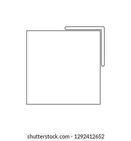 Layers sign icon. Element of cyber security for mobile concept and web apps icon. Thin line icon for website design and development, app development