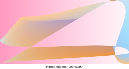Capas Malla de gradiente digital Multicolor en arco iris. Color Neon Pastel Líneas horizontales mínimas. Ilustración dinámica Psicodélica Futurista. La Tecnología Forma El Fondo Moderno De La Oficina De Fluidos.