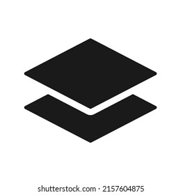 Layers symbol icon. Vector illustration image.