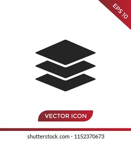 Layers vector icon