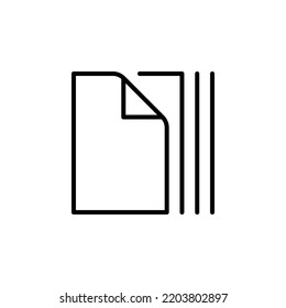 Layers Vector Icon. Four Levels. Vector sign in simple style isolated on white background.