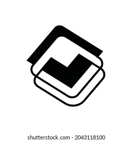 Vektorsymbol der Ebenen . Illustration