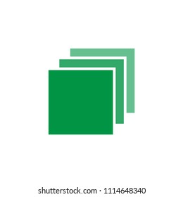 Layers vector icon, page symbol. Simple, flat design for web or mobile app