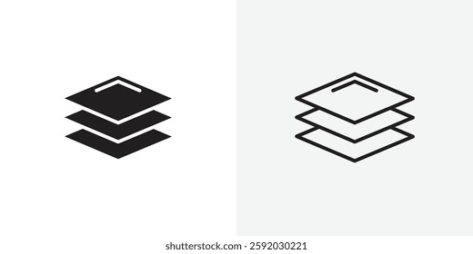 Layers vectors icons pack for apps and Ui Ux desigs