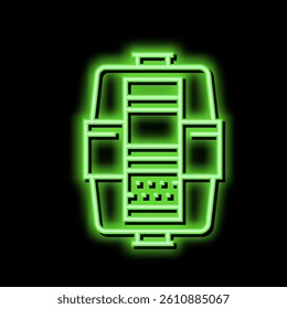layers in water filter neon light sign vector. layers in water filter illustration