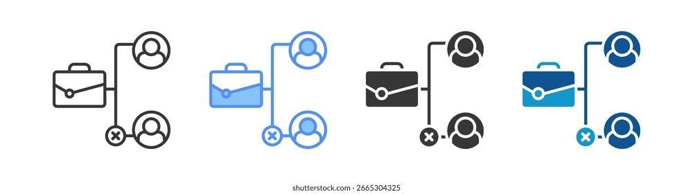 Conjunto de iconos de diseño Colección de estilos múltiples