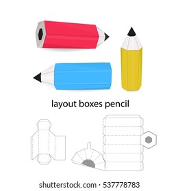 layout boxes pencil