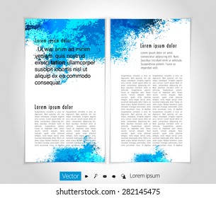 Layout brochure, vector