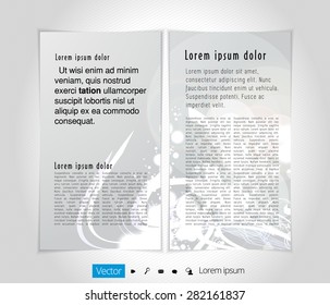 Layout brochure, vector