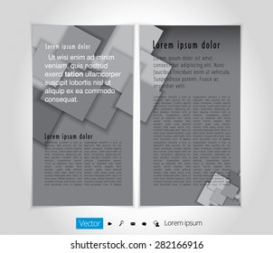 Layout brochure, vector
