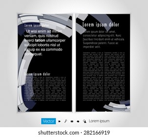 Layout brochure, vector
