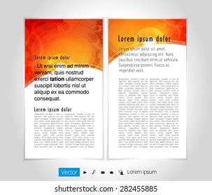 Layout brochure, vector