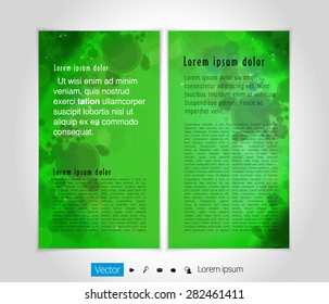 Layout brochure, vector