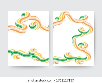 Layout for brochures, booklets, advertising, presentation. Liquid waves. abstract vector background