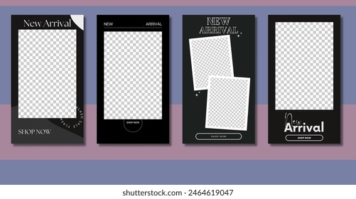 Layout for business stories template new arrival, new collection. 