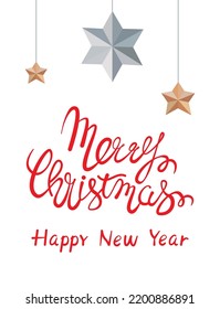 Layout of Christmas and New Year greetings, For an on-screen digital greeting by email or paper card for personal delivery