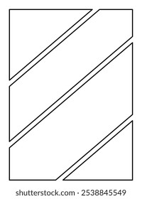 Layout comic or manga background, backdrops in frames and panels for manga and comic artis