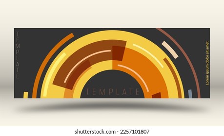 The layout of the corporate design of the cover, book, poster, banner. The idea of interior design, prints and decorations. Creative design layout