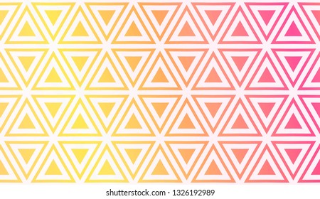 Layout With Curved Line. Abstract Hipster Pattern. Gradient Background. Design For Screen, Presentation, Wallpaper. Holiday Object. Vector Illustration.
