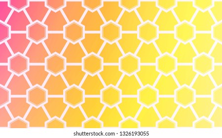 Layout With Curved Line. Abstract Hipster Pattern. Gradient Background. Design For Screen, Presentation, Wallpaper. Holiday Object. Vector Illustration.