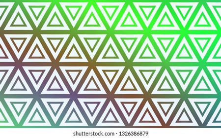 Layout With Curved Line. Abstract Hipster Pattern. Gradient Background. Design For Screen, Presentation, Wallpaper. Holiday Object. Vector Illustration.