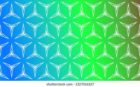 Layout With Curved Line. Abstract Hipster Pattern. Gradient Background. Design For Screen, Presentation, Wallpaper. Holiday Object. Vector Illustration.