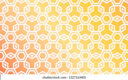 Layout With Curved Line. Abstract Hipster Pattern. Gradient Background. Design For Screen, Presentation, Wallpaper. Holiday Object. Vector Illustration.