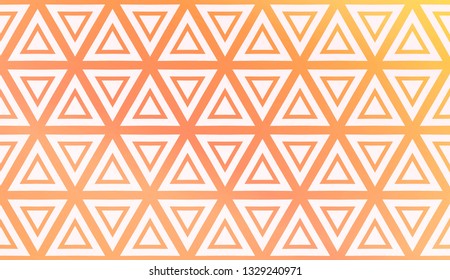 Layout With Curved Line. Abstract Hipster Pattern. Gradient Background. Design For Screen, Presentation, Wallpaper. Holiday Object. Vector Illustration.