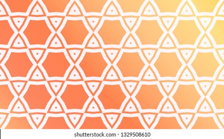 Layout With Curved Line. Abstract Hipster Pattern. Gradient Background. Design For Screen, Presentation, Wallpaper. Holiday Object. Vector Illustration.