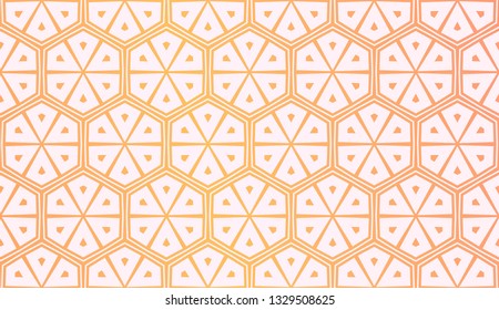 Layout With Curved Line. Abstract Hipster Pattern. Gradient Background. Design For Screen, Presentation, Wallpaper. Holiday Object. Vector Illustration.