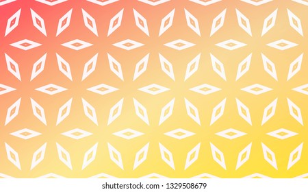 Layout With Curved Line. Abstract Hipster Pattern. Gradient Background. Design For Screen, Presentation, Wallpaper. Holiday Object. Vector Illustration.