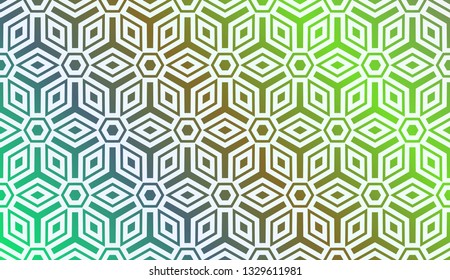 Layout With Curved Line. Abstract Hipster Pattern. Gradient Background. Design For Screen, Presentation, Wallpaper. Holiday Object. Vector Illustration.