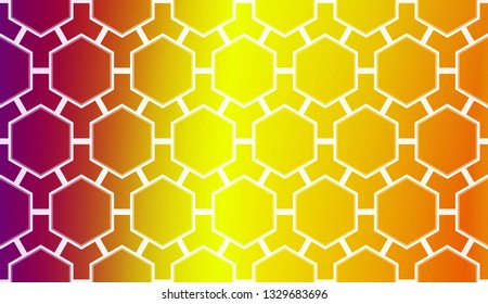 Layout With Curved Line. Abstract Hipster Pattern. Gradient Background. Design For Screen, Presentation, Wallpaper. Holiday Object. Vector Illustration.