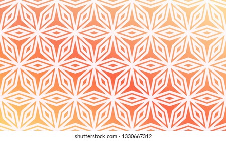 Layout With Curved Line. Abstract Hipster Pattern. Gradient Background. Design For Screen, Presentation, Wallpaper. Holiday Object. Vector Illustration.