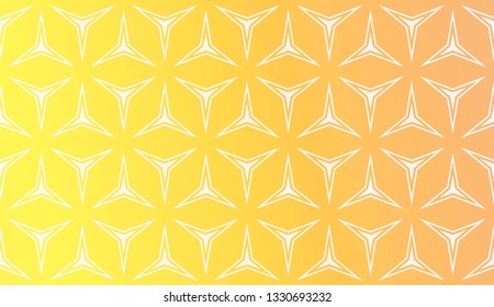 Layout With Curved Line. Abstract Hipster Pattern. Gradient Background. Design For Screen, Presentation, Wallpaper. Holiday Object. Vector Illustration.