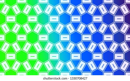 Layout With Curved Line. Abstract Hipster Pattern. Gradient Background. Design For Screen, Presentation, Wallpaper. Holiday Object. Vector Illustration.