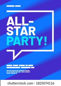 Layout design with abstract dynamic shapes. Vector illustration for poster, flyer or website design.