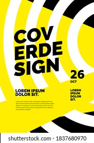 Layout design with abstract dynamic shapes and circles. Vector design A4 size for poster, flyer or banner.