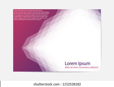 The layout design of the brochure template. Catalog, magazine, flyer. Creative concept of modern bright coating.