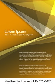 The layout design of the brochure template. Catalog, magazine, flyer. Creative concept of modern bright coating.