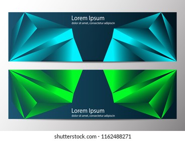 The layout design of the brochure template. Corporate business, flyer, leaflet. Creative concept of a modern bright coating with triangles, geometric shapes