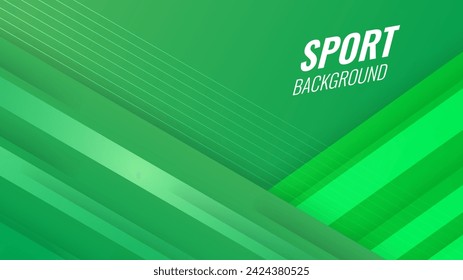 Layout design with dynamic shapes green. Sport background. futuristic technological wallpaper