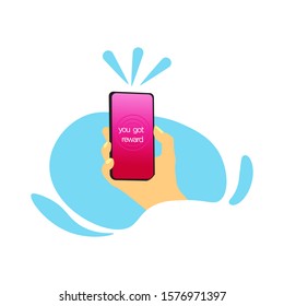 Layout design with Realistic smartphone for your business design